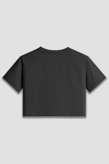 HM "POWERLIFTING APPAREL" - BLACK CROP TOP