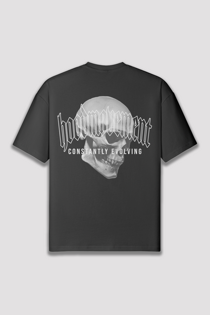 HM "Constantly Evolving" BLACK OVERSIZED T-SHIRT